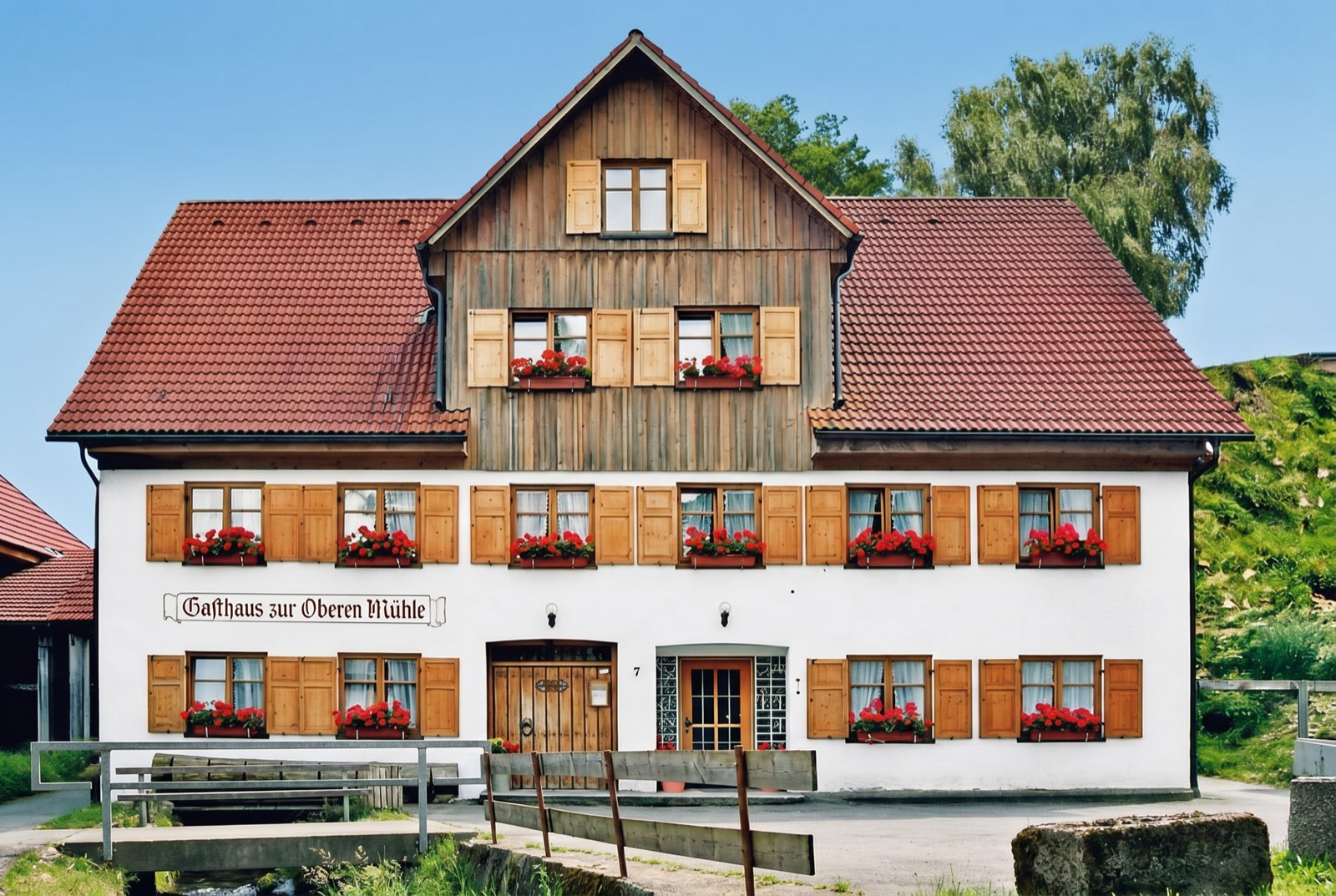 Das Mühlengebäude der Oberen Mühle